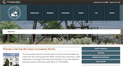 Desktop Screenshot of lincolncountynv.org